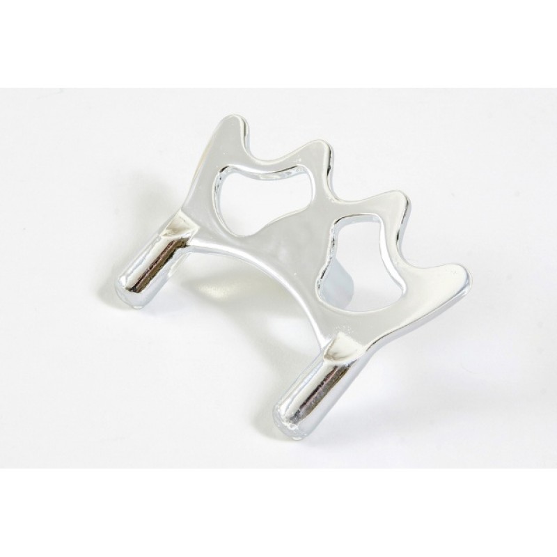 Chrome Butt Rest Head